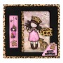 Set de Papelería Safta Leopardo