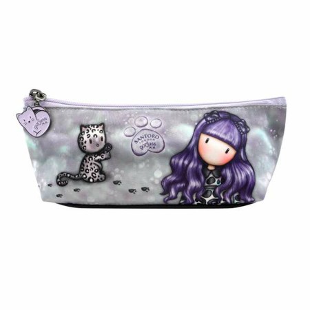 Trousse d'écolier Gorjuss Smitten Kitten Blanc Noir