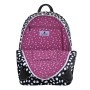 Mochila Infantil Gorjuss Smitten Kitten Blanco Negro 25,5 x 31 x 10 cm