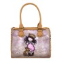 Sac à main Gorjuss Purrrrrfect Love Léopard 28 x 22 x 13 cm