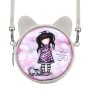 Bolso Bandolera Gorjuss Ruby Wild Gris 13,5 x 5,5 x 13,5 cm