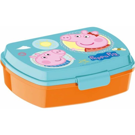 Boîte à Sandwich Peppa Pig Having Fun Rose clair 17 x 5,6 x 13,3 cm
