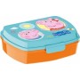 Fiambrera para Sandwich Peppa Pig Having Fun Rosa claro 17 x 5,6 x 13,3 cm