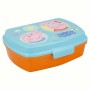 Fiambrera para Sandwich Peppa Pig Having Fun Rosa claro 17 x 5,6 x 13,3 cm