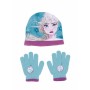 Gorro y Guantes Frozen Memories Azul Blanco 51-54 cm