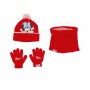 Bonnet, Gants et Echarpe Minnie Mouse Lucky Rouge Rose 44-46 cm (S)