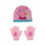 Gorro y Guantes Peppa Pig Cosy Corner Rosa Azul claro 48-51 cm