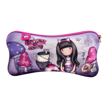 Fourre-tout Gorjuss Cheshire Cat Bleu Violet