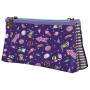 Trousse Fourre-Tout Double Gorjuss Up and Away Violet 21,5 x 11,5 x 5 cm