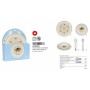 Set de vajilla infantil Safta Poliuretano Beige Cachorro 4 Piezas