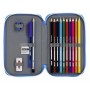Plumier double RCD Espanyol Bleu Blanc 12,5 x 19,5 x 4 cm