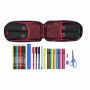Plumier Mochila F.C. Barcelona Negro 12 x 23 x 5 cm 33 Piezas
