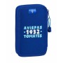 Plumier double Real Zaragoza Bleu Bleu clair 12,5 x 19,5 x 4 cm