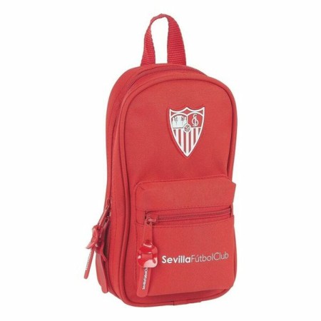 Plumier sac à dos Sevilla Fútbol Club Rouge 12 x 23 x 5 cm