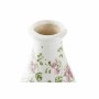 Vase DKD Home Decor Blanc Vert Bordeaux Grès Shabby Chic (13 x 13 x 26 cm)