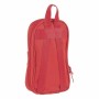 Plumier sac à dos Sevilla Fútbol Club Rouge 12 x 23 x 5 cm
