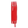 Plumier Doble Sevilla Fútbol Club Rojo 12,5 x 19,5 x 4 cm