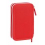 Plumier double Sevilla Fútbol Club Rouge 12,5 x 19,5 x 4 cm