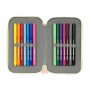 Plumier double Glowlab Kids Magic Flow Beige 12,5 x 19,5 x 4 cm
