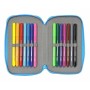 Plumier double PJ Masks Bleu 12,5 x 19,5 x 4 cm