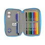 Plumier double PJ Masks Bleu 12,5 x 19,5 x 4 cm