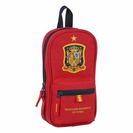 Plumier sac à dos RFEF Rouge 12 x 23 x 5 cm 33 Pièces
