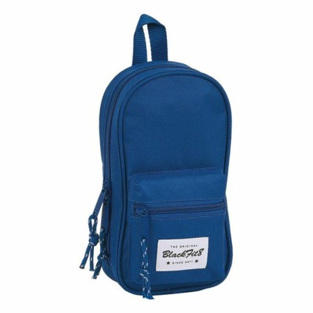 Plumier sac à dos BlackFit8 Bleu foncé 12 x 23 x 5 cm