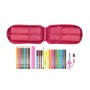 Plumier sac à dos BlackFit8 Rose 12 x 23 x 5 cm 33 Pièces