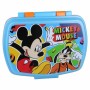 Boîte à Sandwich Mickey Mouse Happy Smiles Bleu Rouge 17 x 5,6 x 13,3 cm