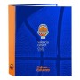 Carpeta de anillas Valencia Basket M657 Azul Naranja 27 x 33 x 6 cm