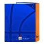 Carpeta de anillas Valencia Basket M657 Azul Naranja 27 x 33 x 6 cm