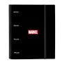 Carpeta de anillas Marvel Negro