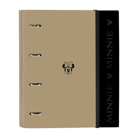 Carpeta de anillas Minnie Mouse Beige