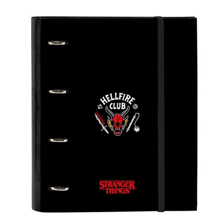 Reliure à anneaux Stranger Things Noir