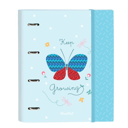 Reliure à anneaux BlackFit8 Bleu clair A4 Papillon