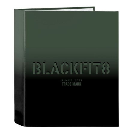 Reliure à anneaux BlackFit8 Gradient Noir Vert militaire 27 x 33 x 6 cm