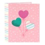 Reliure à anneaux BlackFit8 Globitos Rose 27 x 33 x 6 cm Ballons