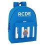 Mochila Escolar RCD Espanyol Azul Blanco 32,5 x 43 x 15 cm