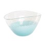 Centre de Table DKD Home Decor Verre Bleu Transparent méditerranéen (27 x 20 x 15,5 cm)