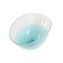 Centre de Table DKD Home Decor Verre Bleu Transparent méditerranéen (27 x 20 x 15,5 cm)