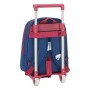 Cartable à roulettes 705 Levante U.D. Bleu Bordeaux 27 x 33 x 10 cm