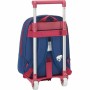 Mochila Escolar con Ruedas 705 Levante U.D. Azul Granate 27 x 33 x 10 cm