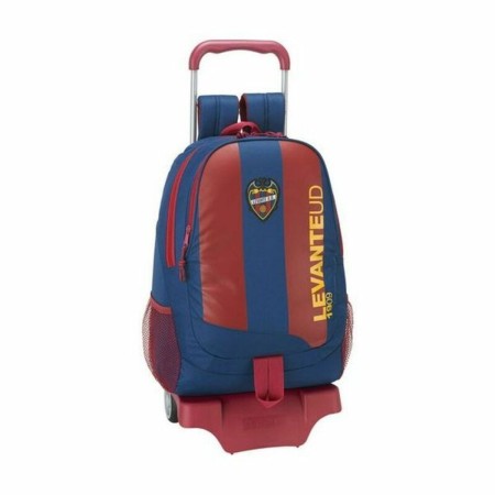 Mochila Escolar con Ruedas 905 Levante U.D. Azul Granate 32 x 44 x 16 cm