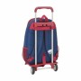 Cartable à roulettes 905 Levante U.D. Bleu Bordeaux 32 x 44 x 16 cm