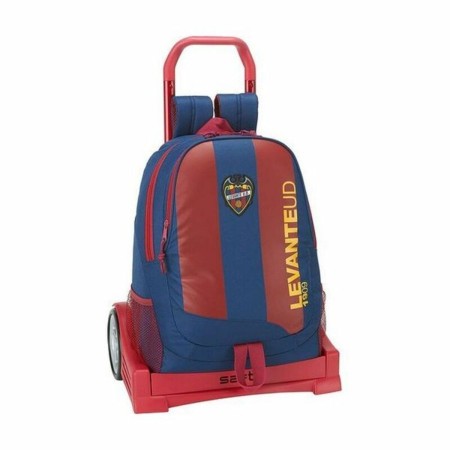 Cartable à roulettes Evolution Levante U.D. Bleu Bordeaux 32 x 44 x 16 cm