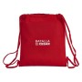 Sac à dos serré par des ficelles Real Sporting de Gijón Rouge 35 x 40 cm