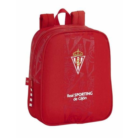 Mochila Infantil Real Sporting de Gijón Rojo 22 x 27 x 10 cm