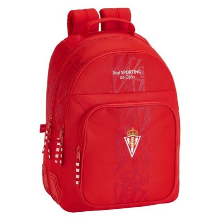 Mochila Escolar Real Sporting de Gijón Rojo 32 x 42 x 15 cm