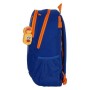 Mochila Escolar Valencia Basket Azul Naranja 32 x 44 x 16 cm