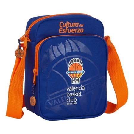 Sac bandoulière Valencia Basket Bleu Orange 16 x 22 x 6 cm